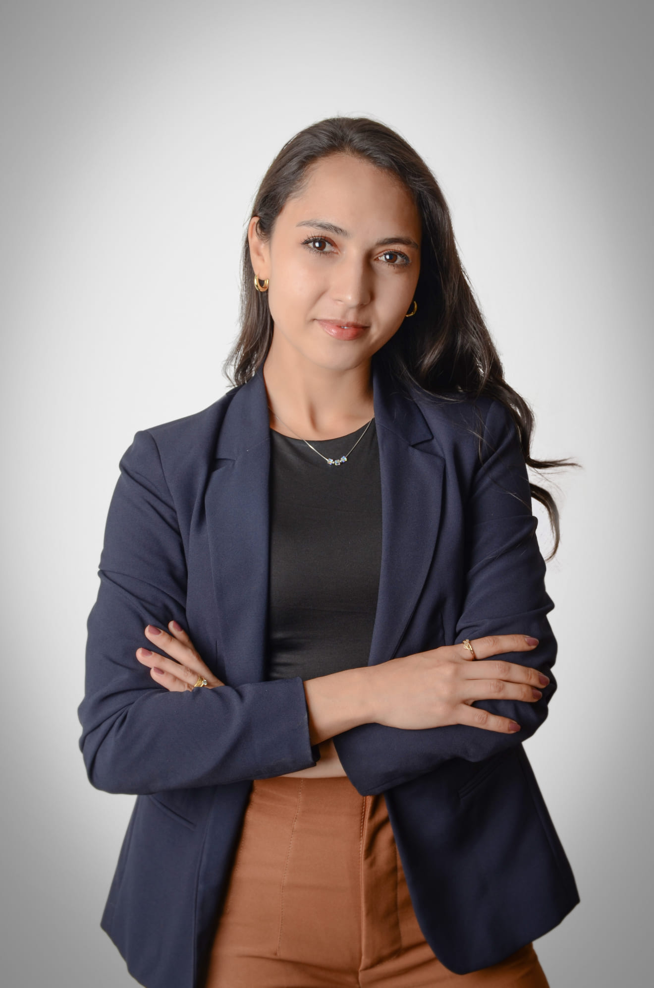 Tatiana Camino en su espacio de trabajo